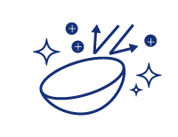 非イオン性レンズ