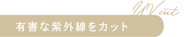 紫外線から瞳を守る