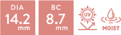 DIA14.2mm BC8.7mm UV MOIST