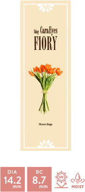 1day Cara&Eyes FIORY Flower Beige